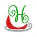 Sleigh Ride Christmas Embroidery Monogram Embroidery Design Set ...