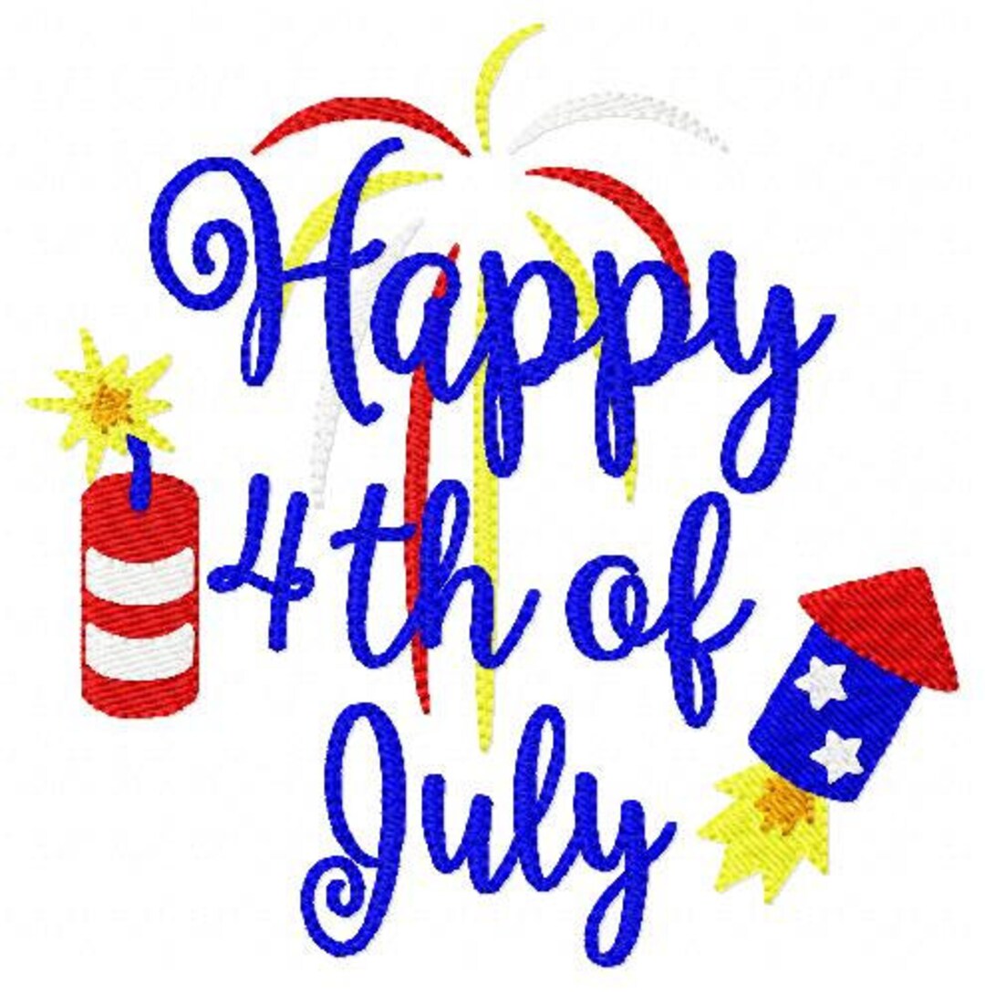 Embroidery Design, Patriotic // 4th of July // 5x7 // Independence Day