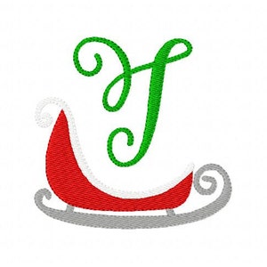Sleigh Ride Christmas Embroidery Monogram Embroidery Design Set ...