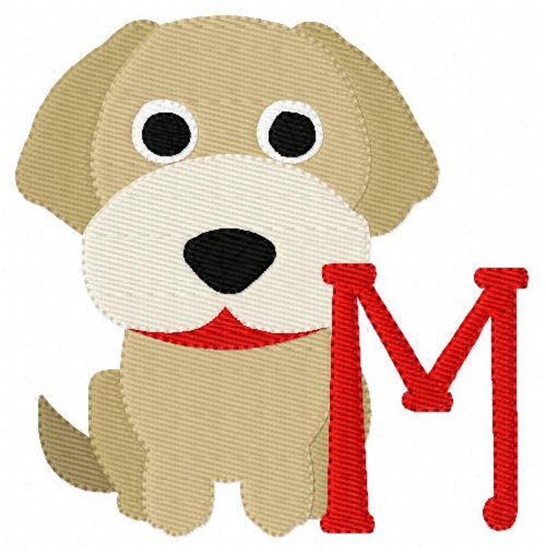 Puppy dog golden retriever machine embroidery monogram design  etsy Puppy dog golden retriever machine embroidery monogram design  etsy