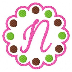 Southern Style 3 Dots Machine Embroidery Monogram Font Design Set, Machine Embroidery Designs, Embroidery Font // Joyful Stitches