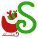 Sleigh // Christmas // Machine Embroidery Monogram Design Set, Machine ...
