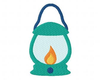 Embroidery Design, Lantern // Camping // Campout //  // Joyful Stitches