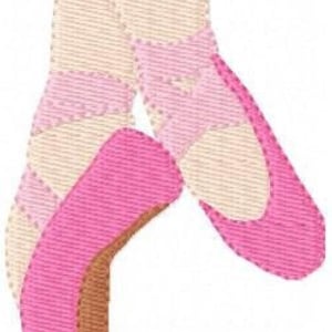 Ballet Pointe Shoes, Ballet Slippers, Machine Embroidery Designs, Ballet Embroidery Design, Dance Embroidery Design, Embroidery Designs