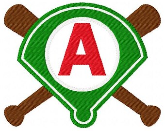 Baseball Embroidery Designs // 5x7 // Baseball // Monogram Embroidery Font Design Set, Machine Embroidery Designs // Joyful Stitches