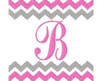 Chevron // Zig Zag // Monogram Machine Embroidery Font Design Set, Machine Embroidery Designs, Embroidery Font // Joyful Stitches