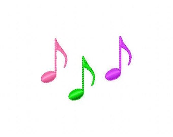 Embroidery Design Music Notes // Joyful Stitches - Etsy Embroidery Design Music Notes // Joyful Stitches - Etsy