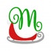 Sleigh Ride Christmas Embroidery Monogram Embroidery Design Set ...