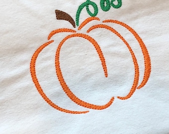 Pumpkin Embroidery Design, Fall Embroidery Design, Harvest Embroidery Design, Machine Embroidery Design, Joyful Stitches, Fall, Pumpkin