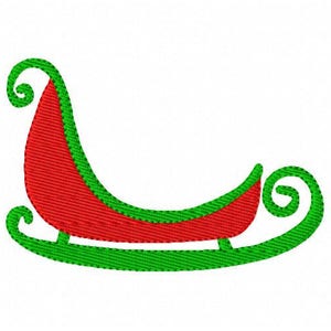 Santa's Sleigh // Christmas Sleigh // Circle // Three Letter ...