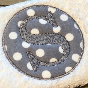 Circle Applique Monogram Machine  Embroidery Design Font Set, Applique Embroidery Designs, Circle Monogram, Joyful Stitches