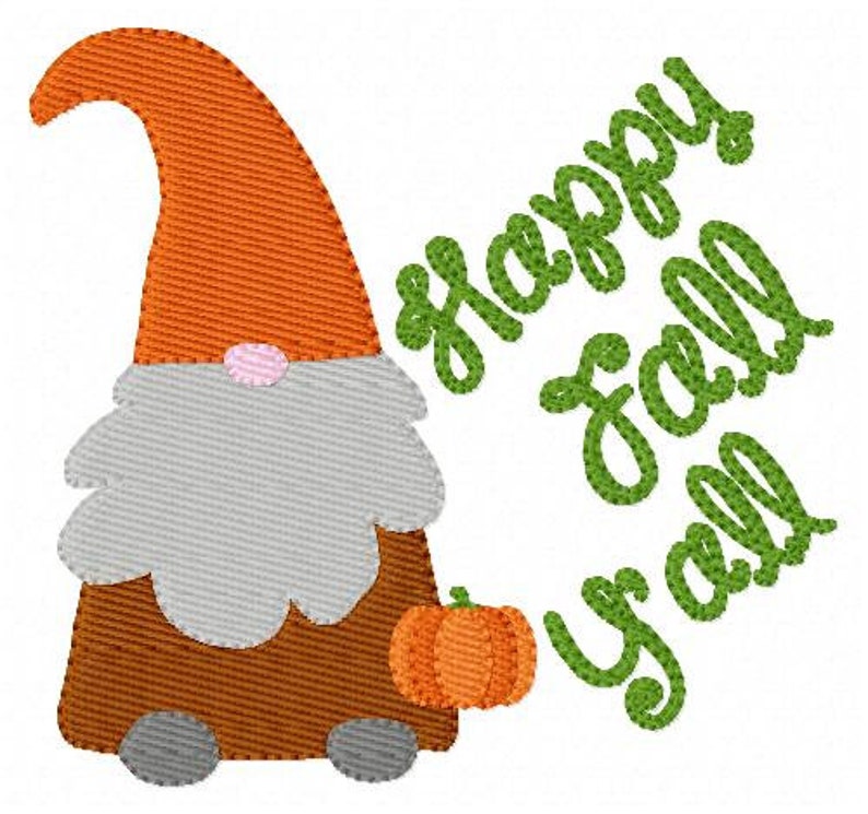 Gnome Embroidery Joyful Stitches Machine Embroidery Designs Happy Fall Gnome Machine Embroidery Design Fall Embroidery