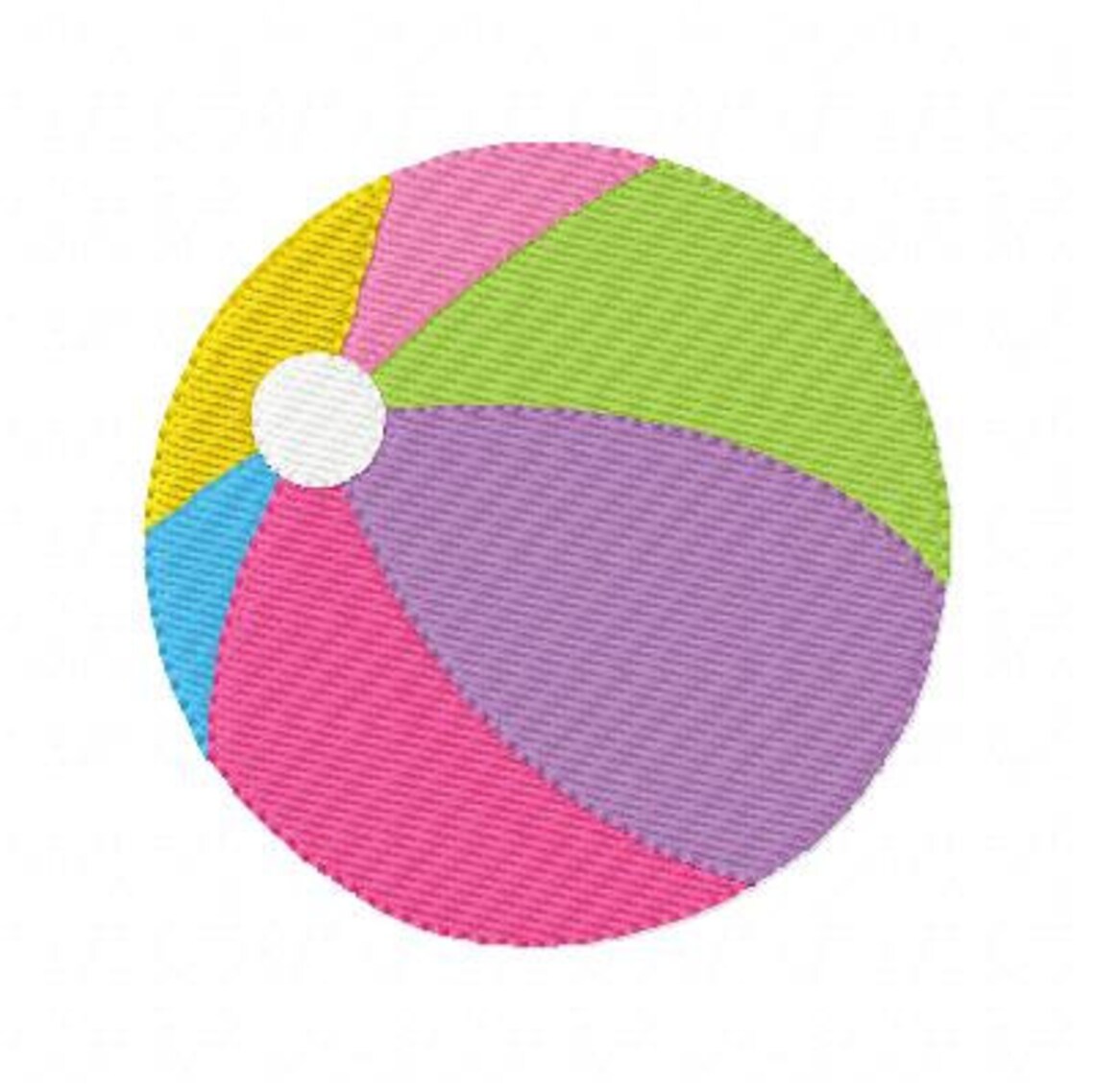 Beach ball summer beach machine embroidery single design  etsy Beach ball summer beach machine embroidery single design  etsy