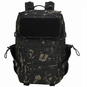 Taktisk ryggsäck i militär stil, 45 liters kapacitet, MOLLE-system
