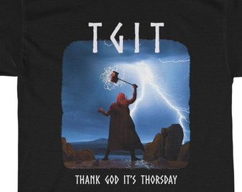 TGIT Thor Unisex Heavy Cotton T-Shirt, Norse, Viking T-Shirt, Thor, Ragnarok, Avengers