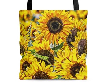 Sunflowers Tote Bag, Three Sizes