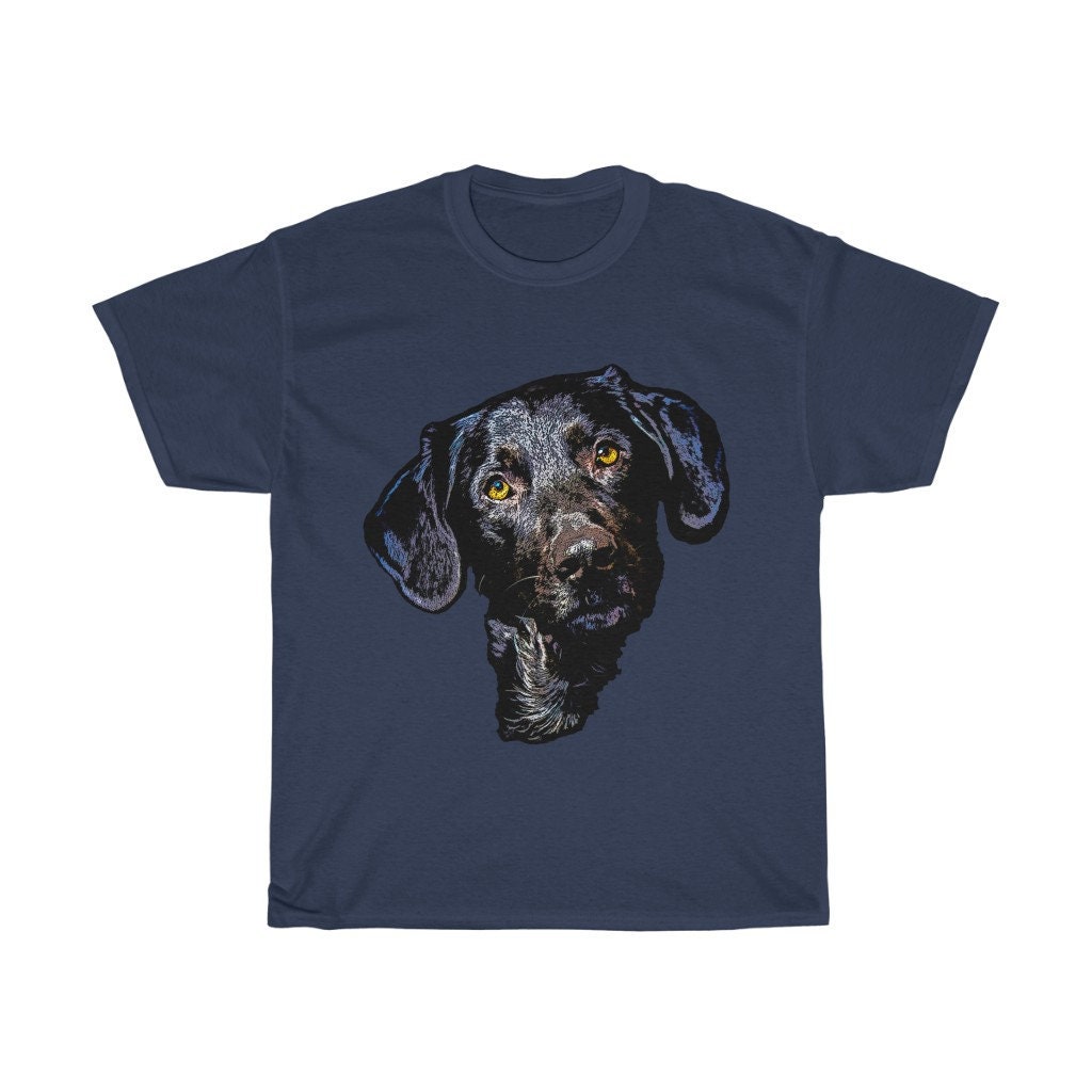 Black Labrador Dog Pop Art Unisex Heavy Cotton Tee Dog - Etsy