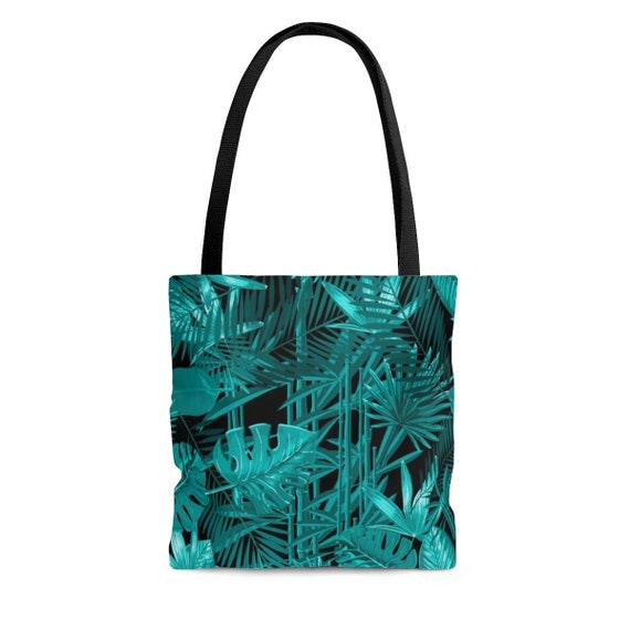 Tropical Leaves Tote Bag Three Sizes - Etsy