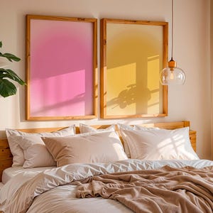 Posters Aura Asthetic | Kartel Espiritual Degradado | Feng Shui-ruimte | Kunst aan de muur