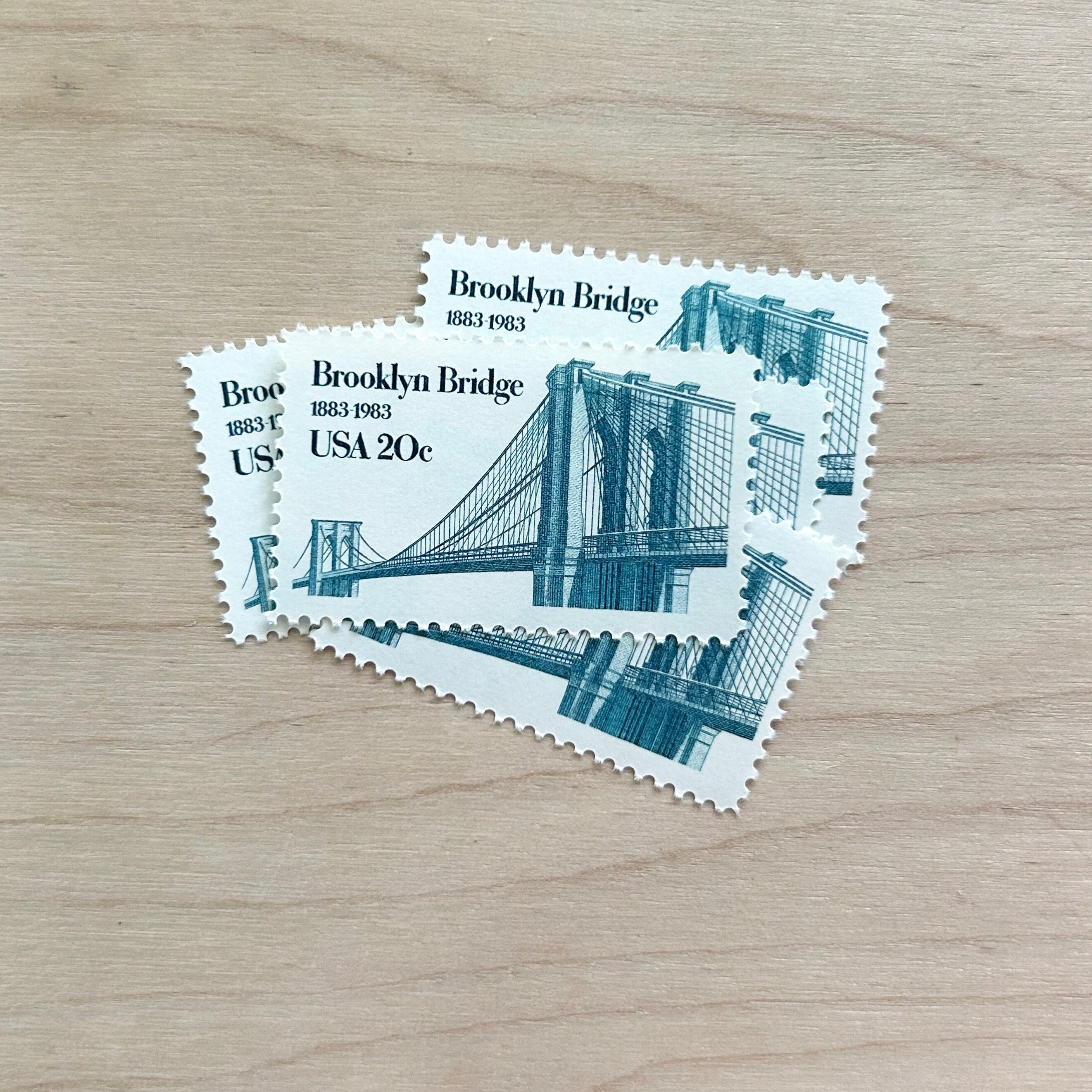 92 cents . Black Vintage Postage Stamp Variety Pack . Set of 5 Postage  Stamps by Kristen Melchor