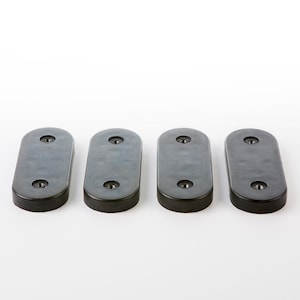 Parts - 4 x Eames Replacement Lounge Chair Black Rubber Shock Mounts