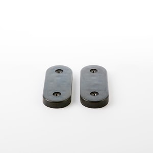 Parts - 2 x Eames Replacement Lounge Chair Black Rubber Shock Mounts