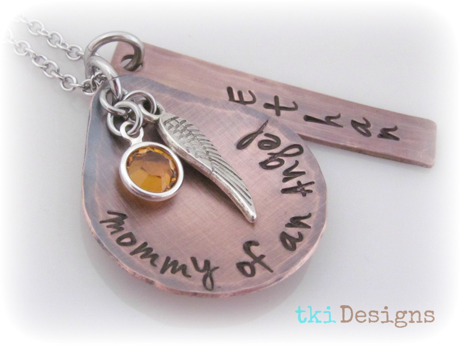 Personalized Memorial Necklace Infant Loss Loss of Child Etsy