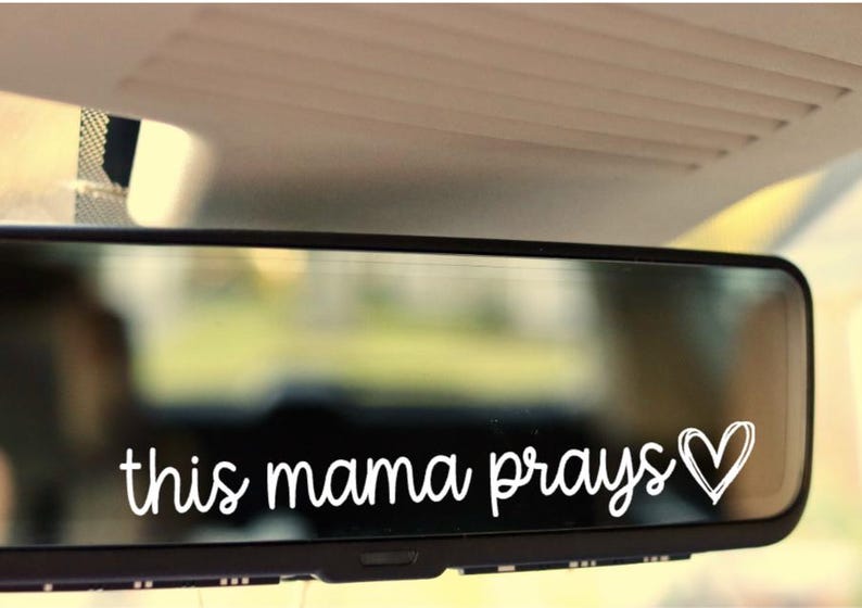 Dekal för This Mama Prayer | Kristen mamma-klistermärke | Tro-bilvinyl bild 4