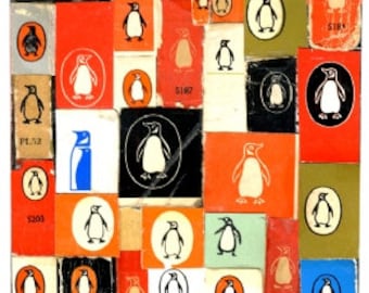 Penguin A4 Giclee print.