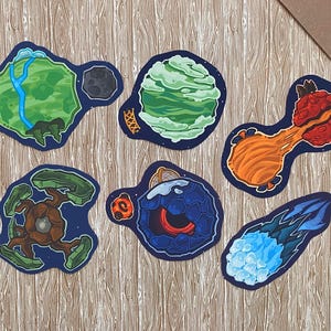 Outer Wilds Vinyl Sticker Set