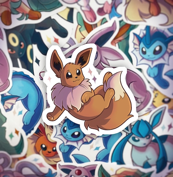 ポケットモンスター イーブイ & Starlight Night 非売品シール ポケモン イーブイ進化形 ビニール防水ステッカー - Etsy 日本