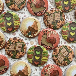 Life Series / Hermitcraft inspired Button Pin Badges
