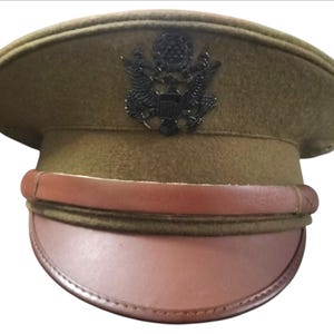 M1912 US Army Officer Visor Cap Hat  All Sizes Available