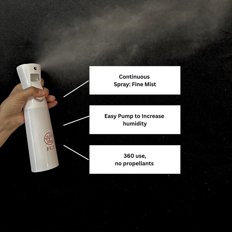Continuous Mist Spray Bottle | Fine Mist Plant Mister | Automatic Mist ...