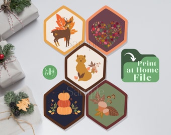 Fall Gift Tags Set of Five