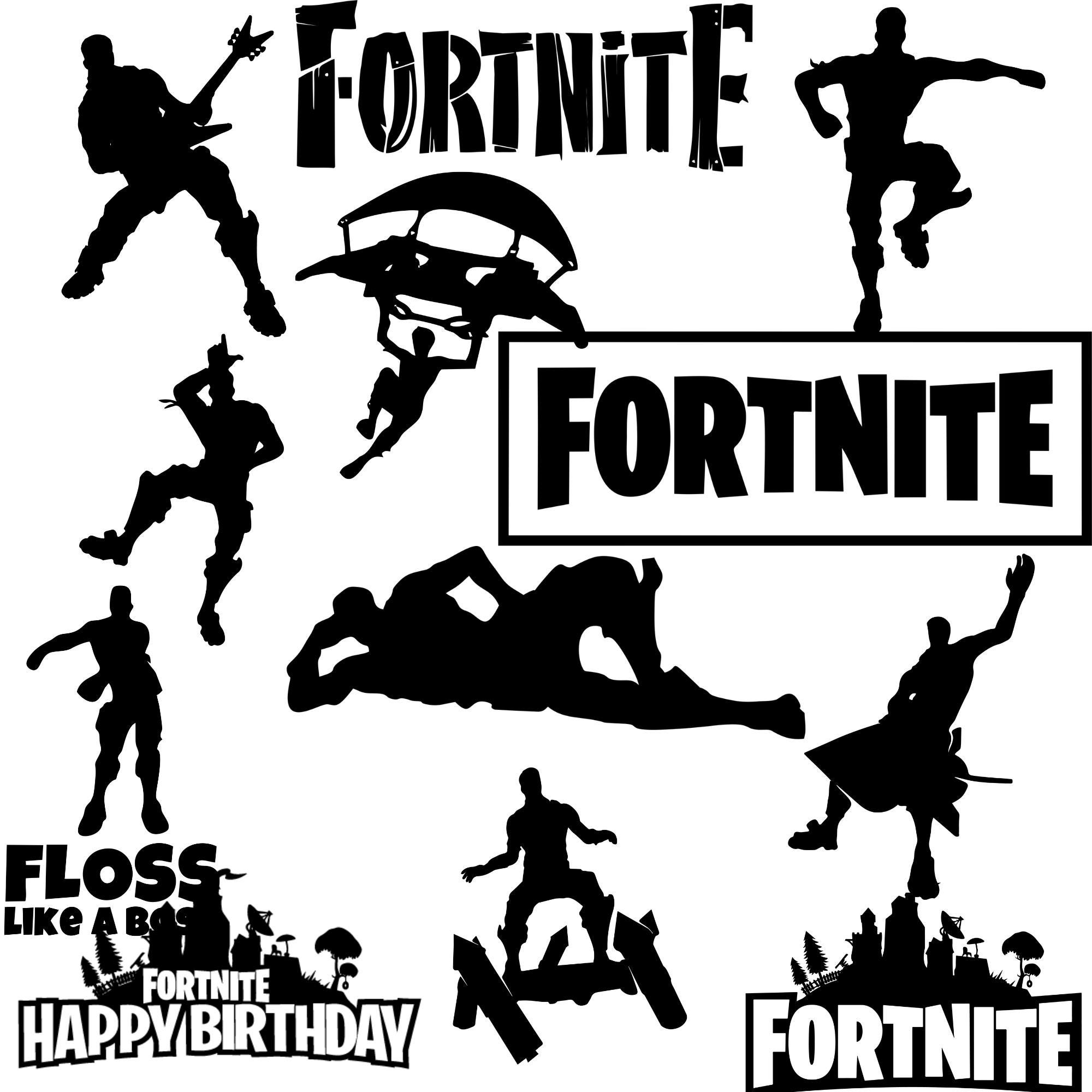 Battle Royale SVG Bundle, Gamer Clipart, Vinyl Cut Files (digital ...