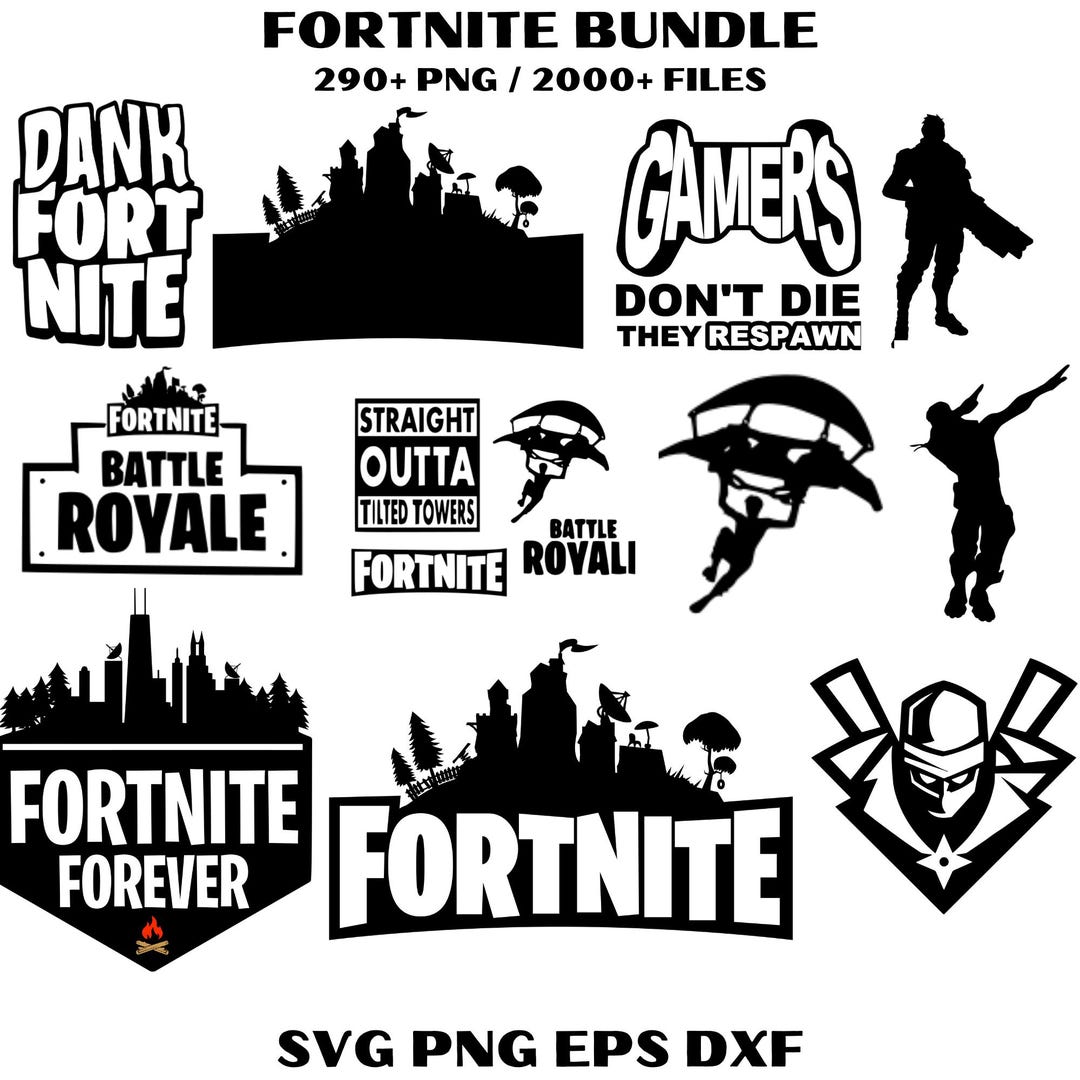 Battle Royale SVG Bundle, Gamer Clipart, Vinyl Cut Files (digital ...