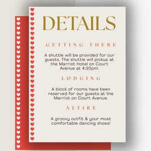 American Traditional Wedding Invite, traditional tattoo style invite, wedding details card, wedding suite, traditional invite set
