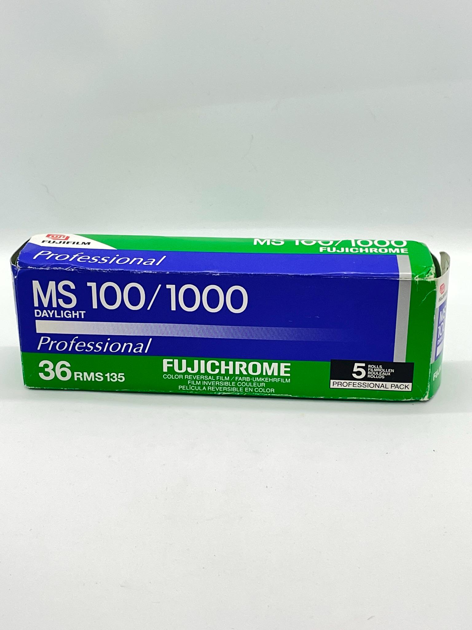 5x Fujifilm Fujichrome MS 100/1000 – 35mm Slide Film – Expired