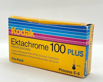 5x Kodak Ektachrome 100 Plus – 120 Medium Format Slide Film (Expired 03/2006)
