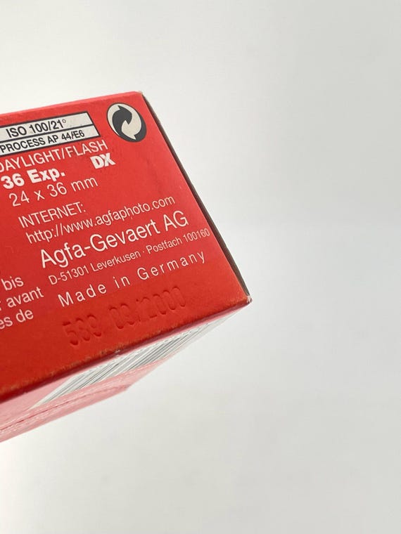 Agfa CT Precisa 100 – 35 mm スライドフィルム – 36 枚撮り – 2000 年 