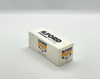 1x Ilford Pan F Plus 50 – 120 Medium Format Black & White Film (Expired)