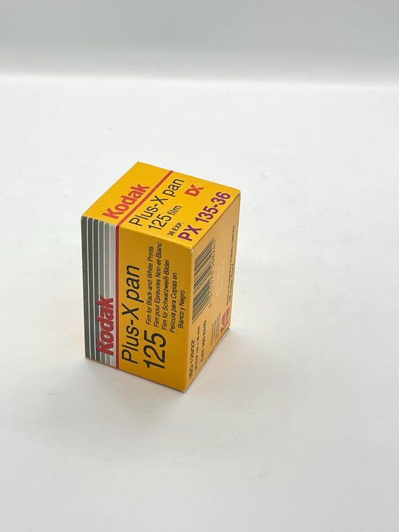 1x Kodak Plus-x Pan 125 35mm Film, Rare Black and White Film - Etsy