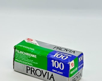 Fujifilm Fujichrome Provia 100 – 120 Medium Format Slide Film (Expired)