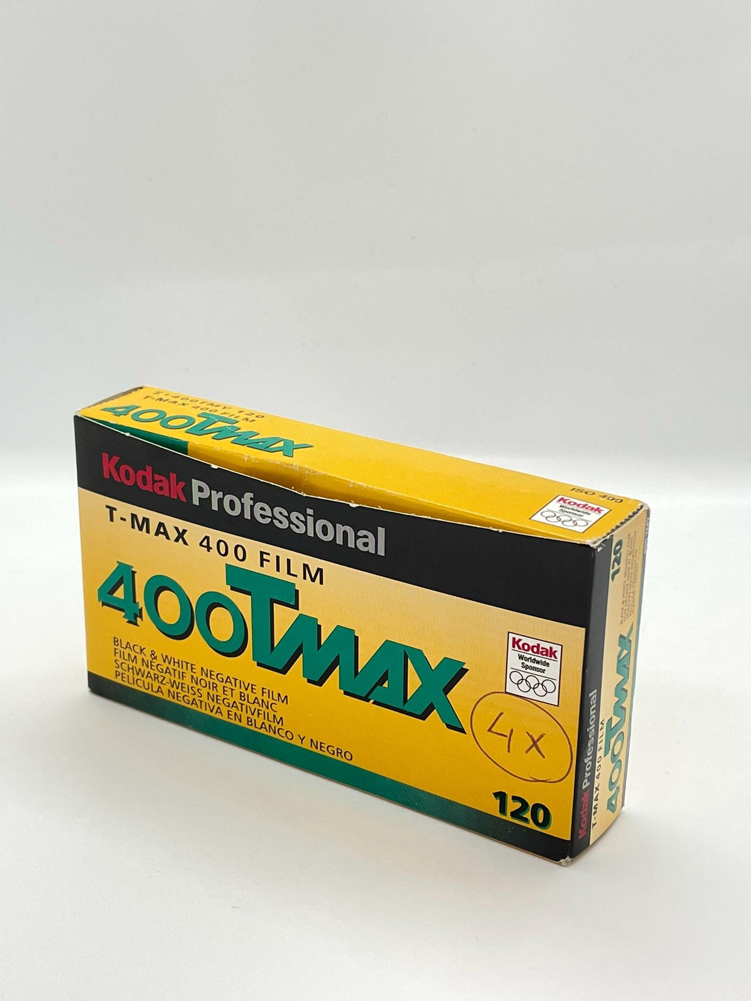 4x Kodak T-max 400 – 120 Medium Format Black & White Film 
