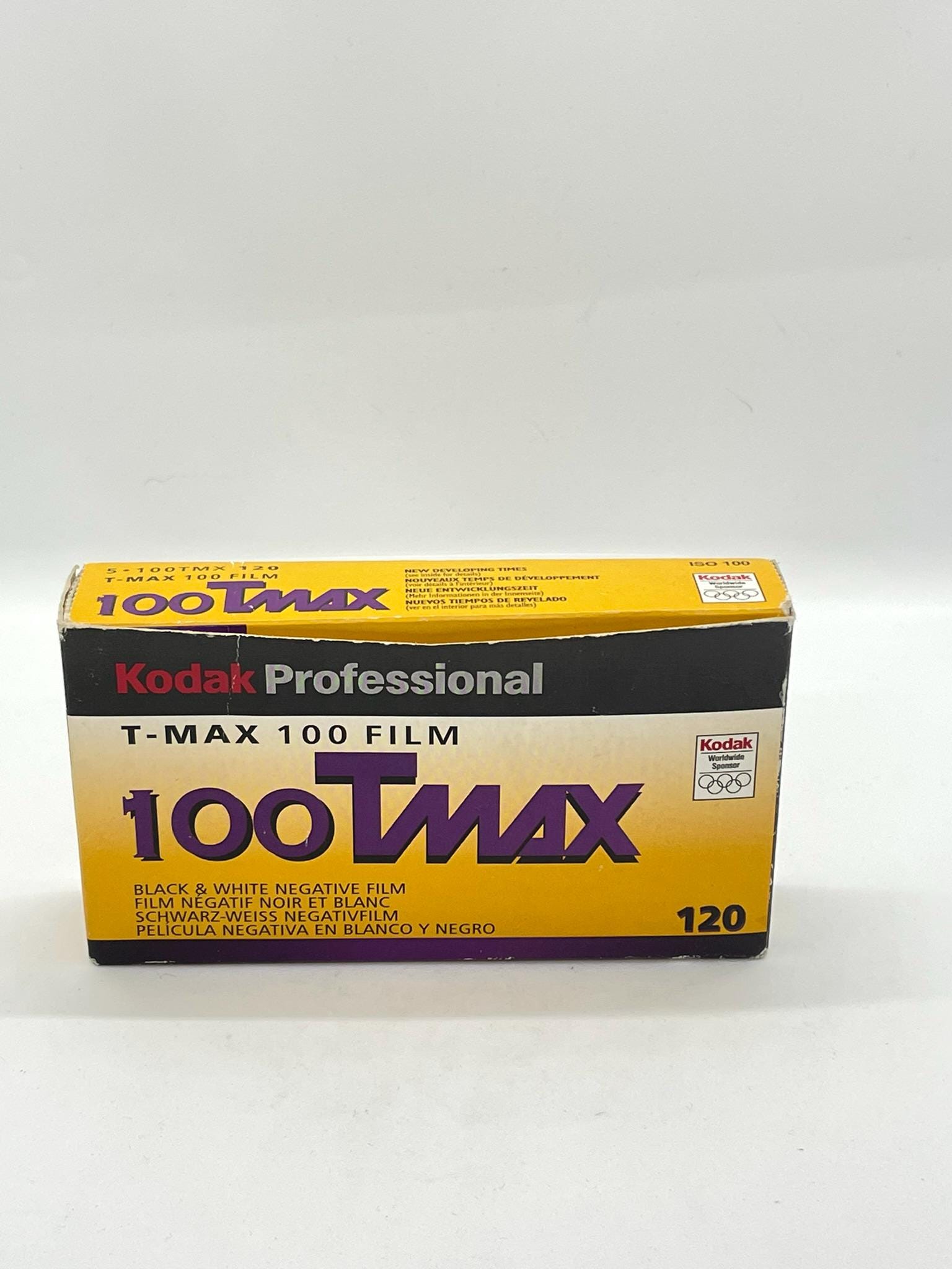コダック T-Max 100 – 120 中判白黒フィルム 5本入り – 冷蔵保存