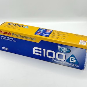 5x Kodak Ektachrome E100G 35mm slide film, expired