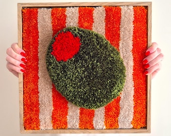 Olijfkleurige tufting