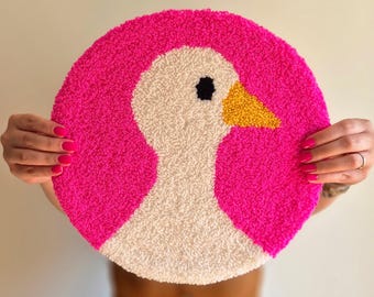Roze Eend Punchnaald