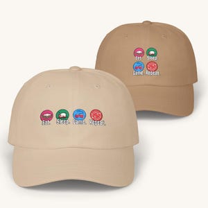 Gamer Dad Hat - Casquette de baseball brodée Eat Sleep Game Repeat | Cadeau drôle de chapeau de jeu pour lui | Casquette de joueur rétro | Bonnet unisexe en coton
